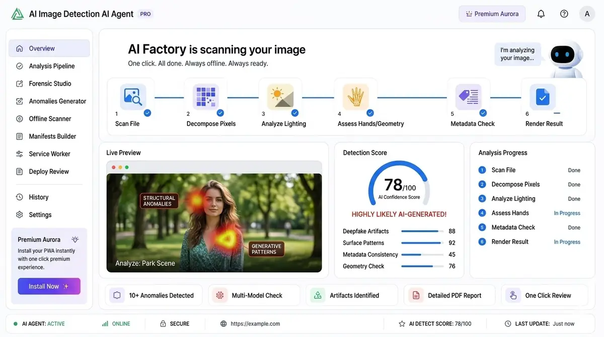 AI Crypto Banking Agent — example of the AI tool dashboard software